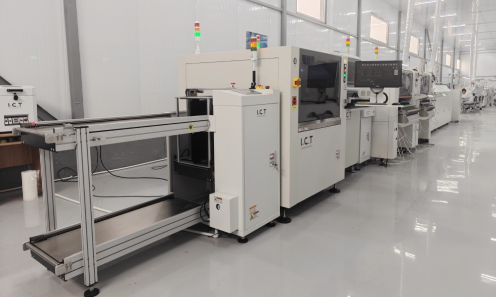 SMT Production Line for PC Motherboards SMT Linha de produção para placas-mãe de PC