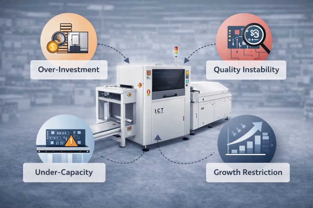 SMT factory or production line SMT fábrica ou linha de produção