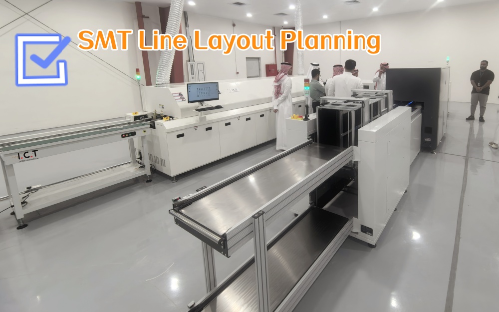 SMT Line Layout Planning SMT Planejamento de layout de linha