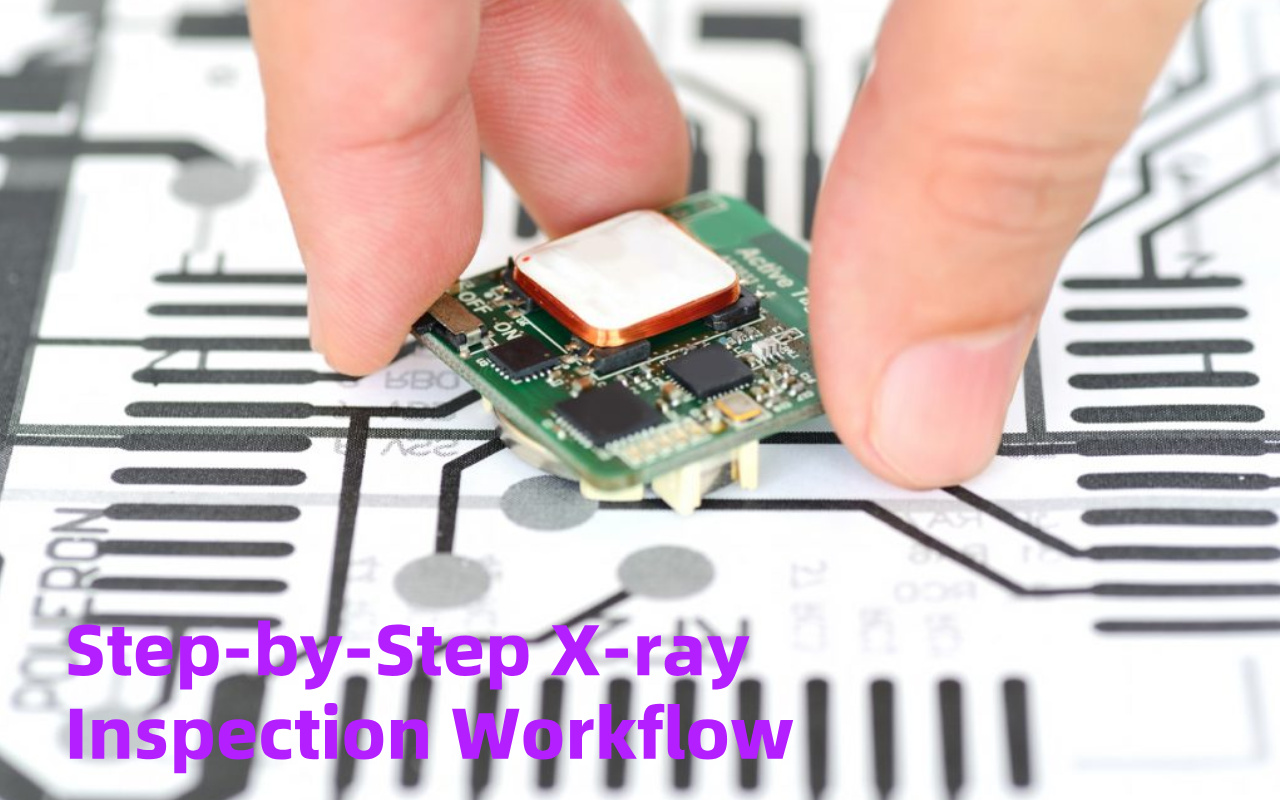 6. Step-by-Step X-ray Inspection Workflow 6. Fluxo de trabalho passo a passo de inspeção por raios X