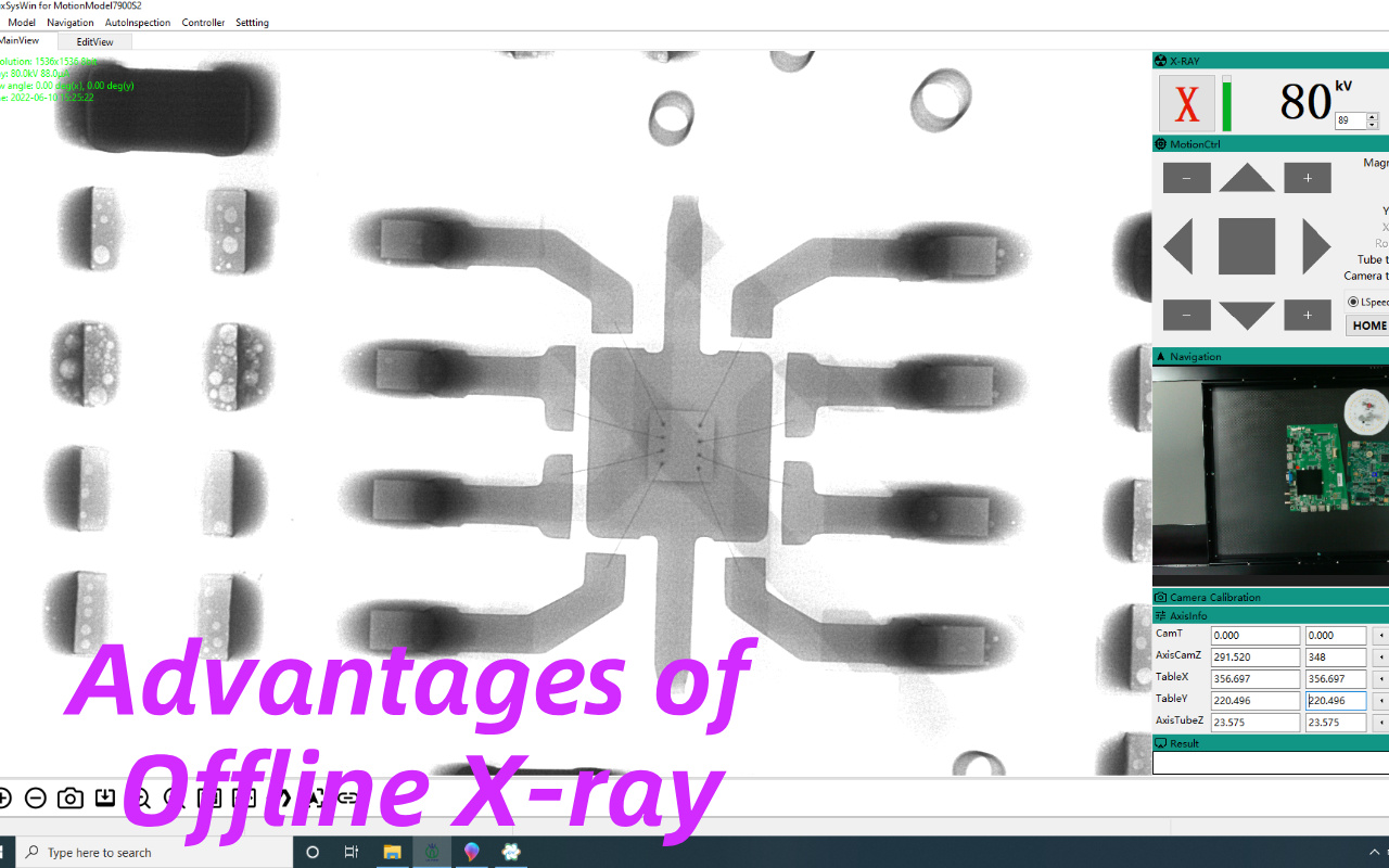 4. Advantages of Offline X-ray Inspection 4. Vantagens da inspeção off-line por raios X