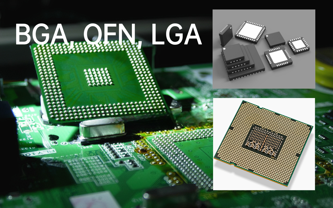1.2 Rise of BGA, QFN, LGA-Defects Become Hidden 1.2 Aumento de BGA, QFN, defeitos LGA ficam ocultos