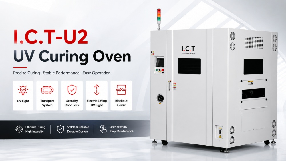I.C.T UV Curing Oven I.C.T Forno de cura UV