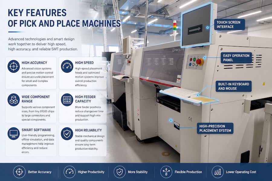 2-05 How Pick and Place Machines Support Different Production Models 2-05 Como as máquinas Pick and Place suportam diferentes modelos de produção