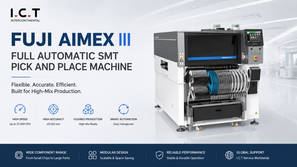 FUJI AIMEX III Smt Pick And Place Machine Máquina de picareta e colocação FUJI AIMEX III Smt