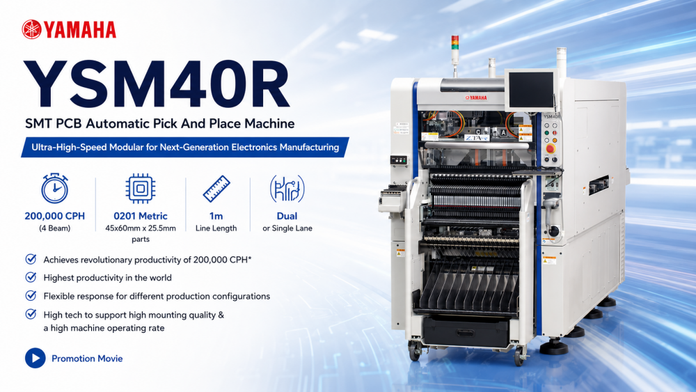 Yamaha Yamaha SMT PCB Automatic Pick And Place Machine Yamaha Yamaha SMT PCB Máquina automática de seleção e colocação