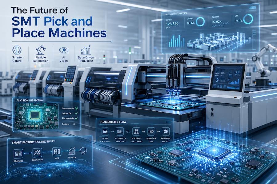 2-12 The Future of SMT Pick and Place Machines 2-12 O Futuro das Máquinas Pick and Place SMT