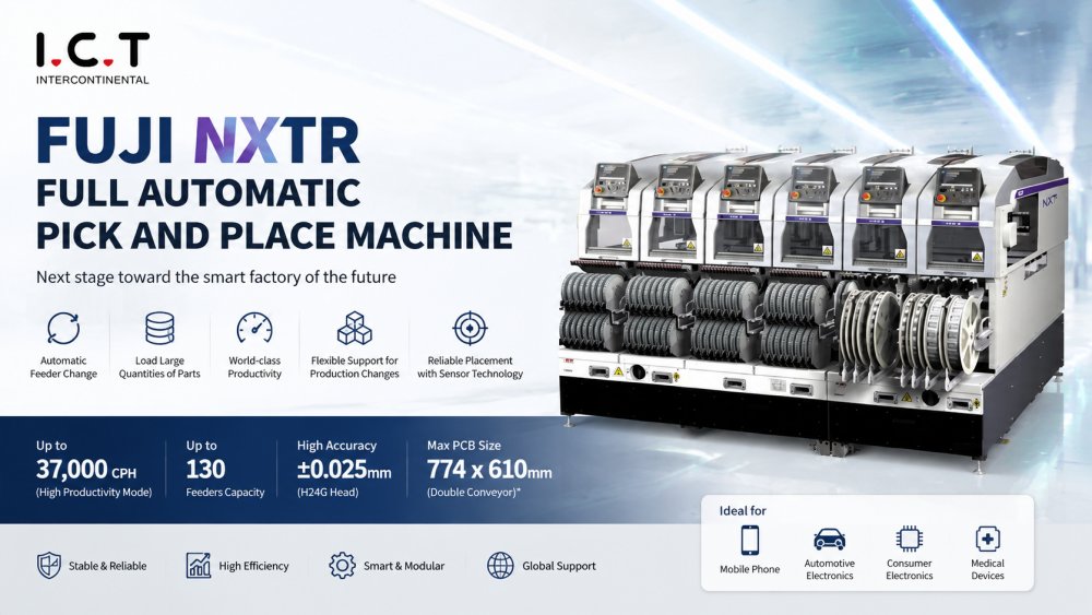 FUJI NXTR Full Automatic Pick And Place Machine Máquina de coleta e colocação totalmente automática FUJI NXTR