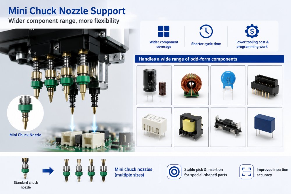 Mini Chuck Nozzle Support Suporte para bico mini mandril