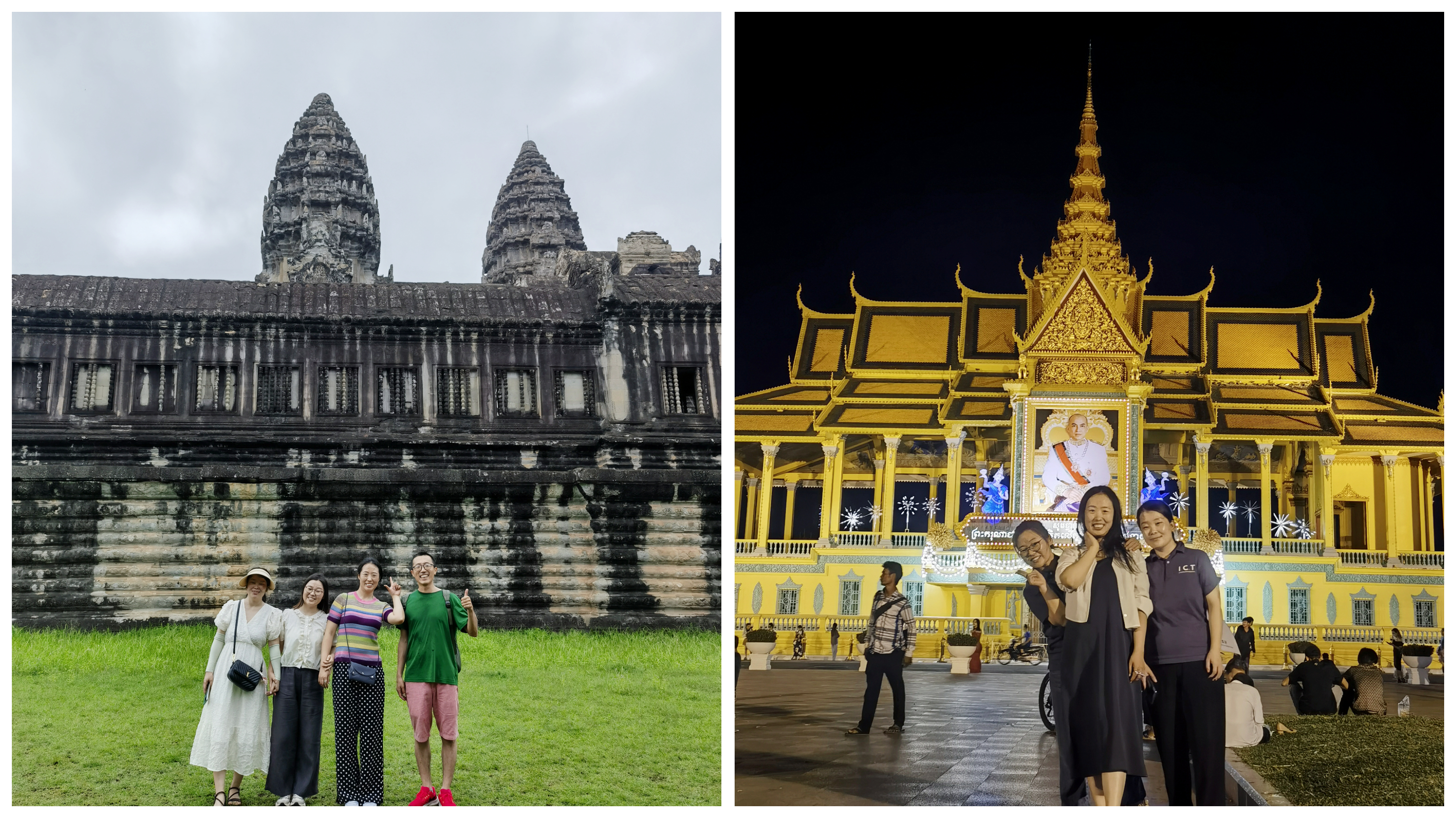 O Grande Palácio do Camboja e Angkor Wat