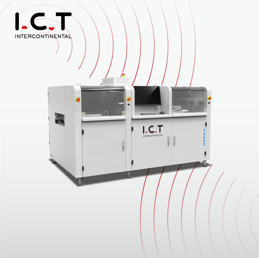 I.C.T-SS550P1 |Máquina de solda por onda seletiva totalmente automática on-line PCB com 2 potes de solda 