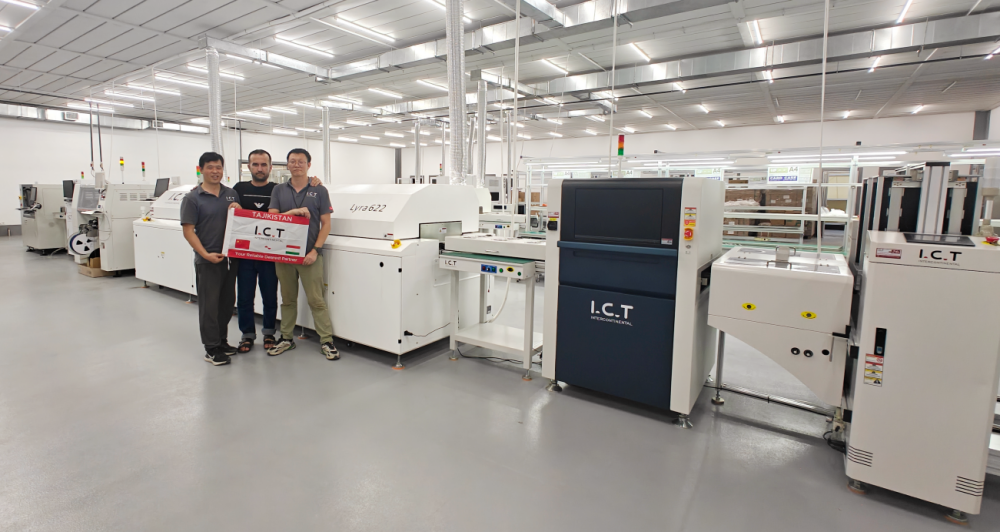 I.C.T LED linha de produção