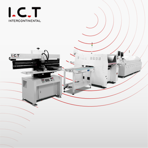 I.C.T |Linha de produção econômica semiautomática de alta qualidade SMT LED
