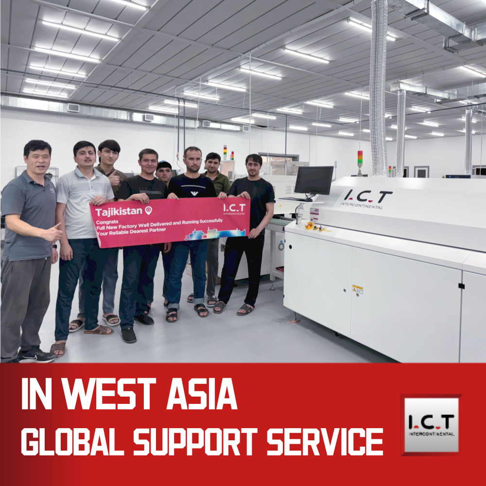 I.C.T | ETA SMT LED Máquina especial de forno de refluxo com perfil térmico a vácuo