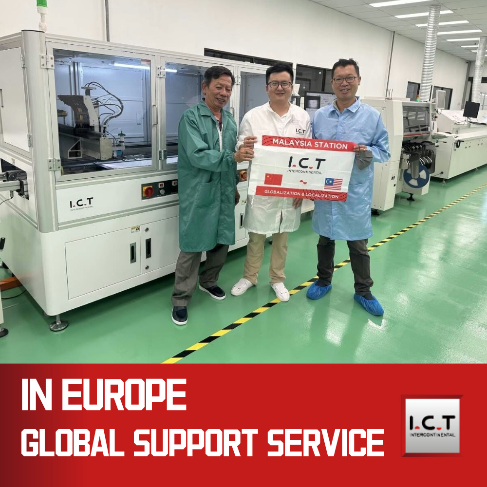 I.C.T | SMT periféricos PCB lâmpada led dispensadora de cola adesiva