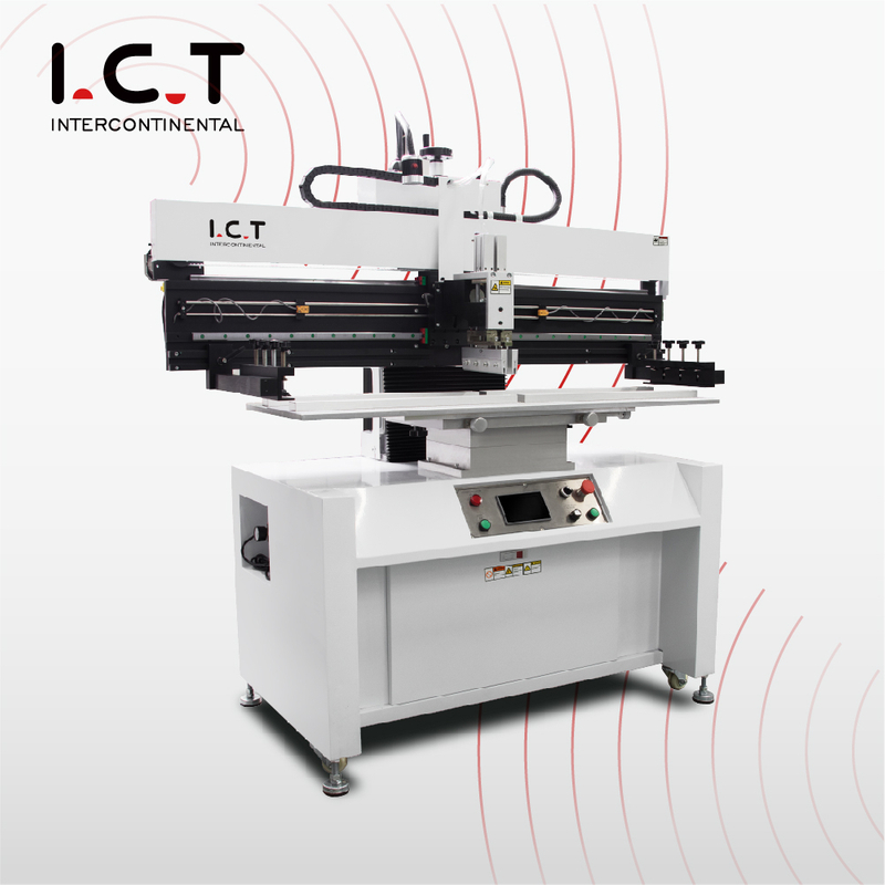 I.C.T-P15 |Modelo semiautomático de máquina de impressora SMT estêncil de alta velocidade