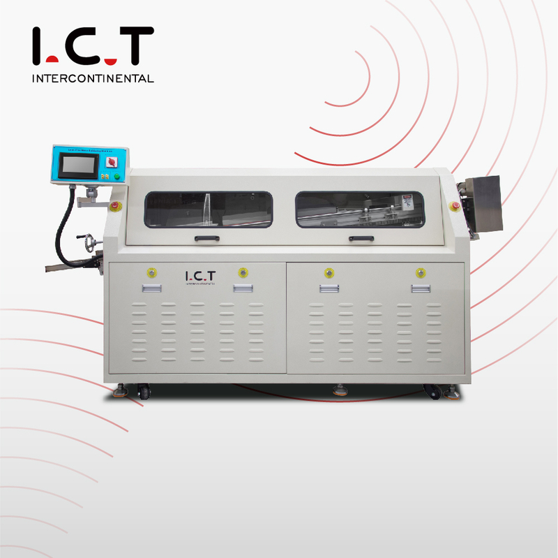 I.C.T |Transportador de entrada para máquina de solda por onda totalmente automático