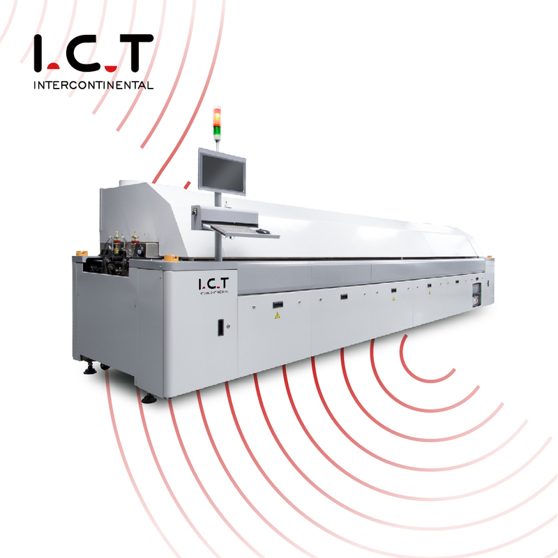 I.C.T |Forno de solda sem chumbo Smd do Reflow da zona do forno do Reflow do vácuo do nitrogênio 4