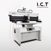I.C.T |Rodo duplo de trabalho estável Impressora de estêncil semiautomática SMT