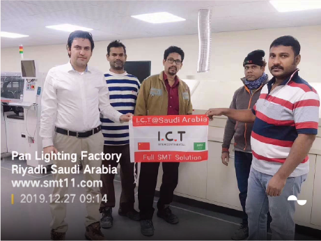 Atualização da fábrica da Arábia Saudita LED impulsionada pelo ambiente do Cinturão e Rota