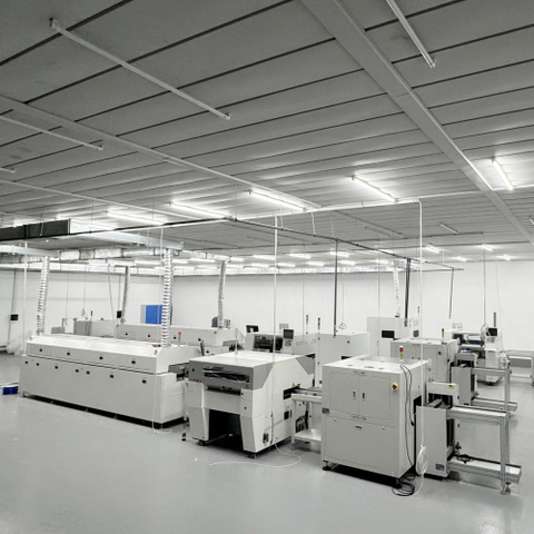 I.C.T | Linha de produção de montagem SMT PCB econômica com alta velocidade