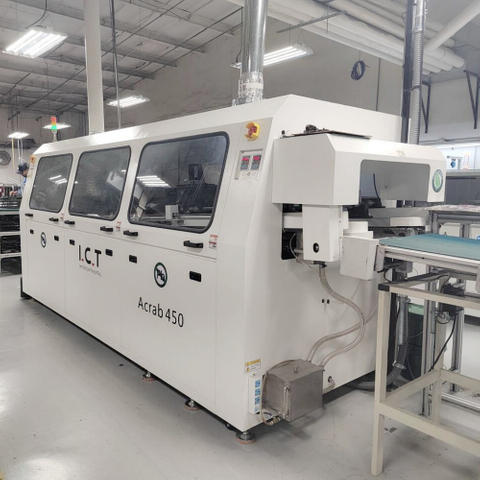 I.C.T丨Linha de produção DIP totalmente automática para fabricação de eletrônicos