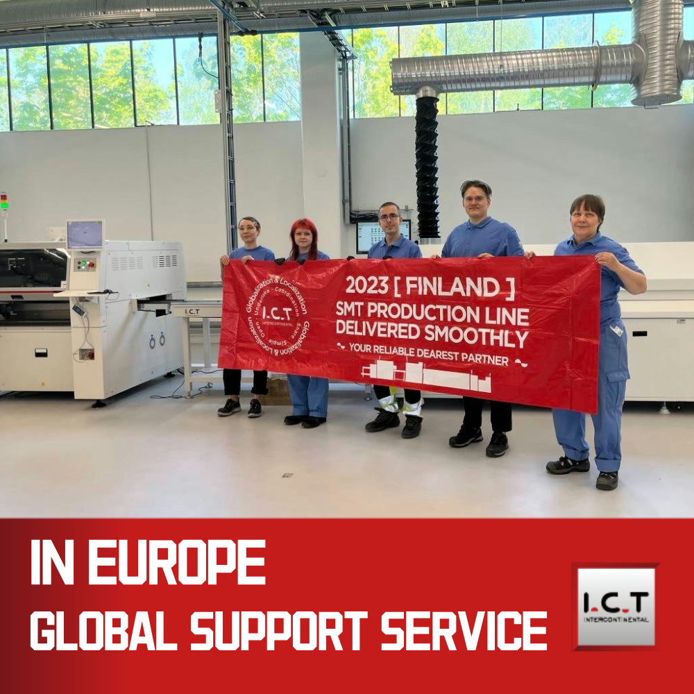 I.C.T | SMD Impressora automática de pasta de solda estêncil Máquina de impressão de tela PCB