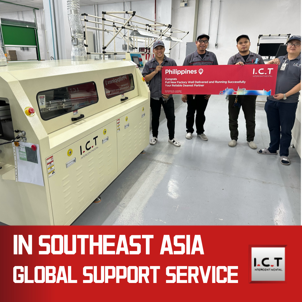 I.C.T | Preço de fábrica de fluxo de máquina de solda Electra Wave