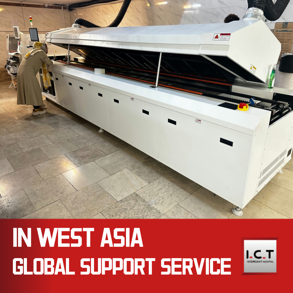 Equipamento de forno de solda por refluxo sem chumbo de alto desempenho SMT LED