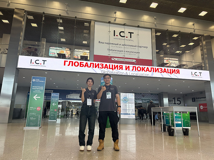 I.C.T Equipe na ExpoElectronica na Rússia