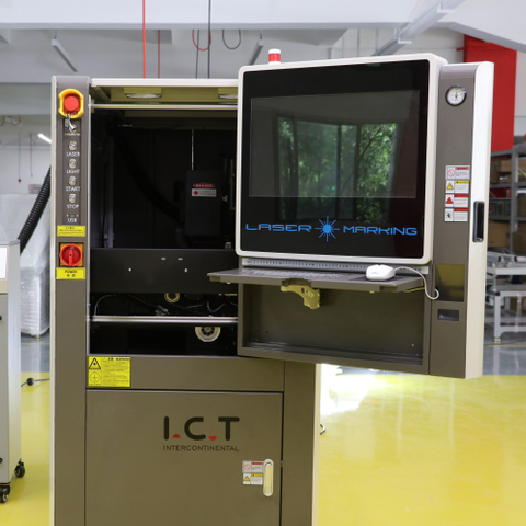 I.C.T | Máquina de marcação e impressão a laser com lâmpada LED de fibra fechada