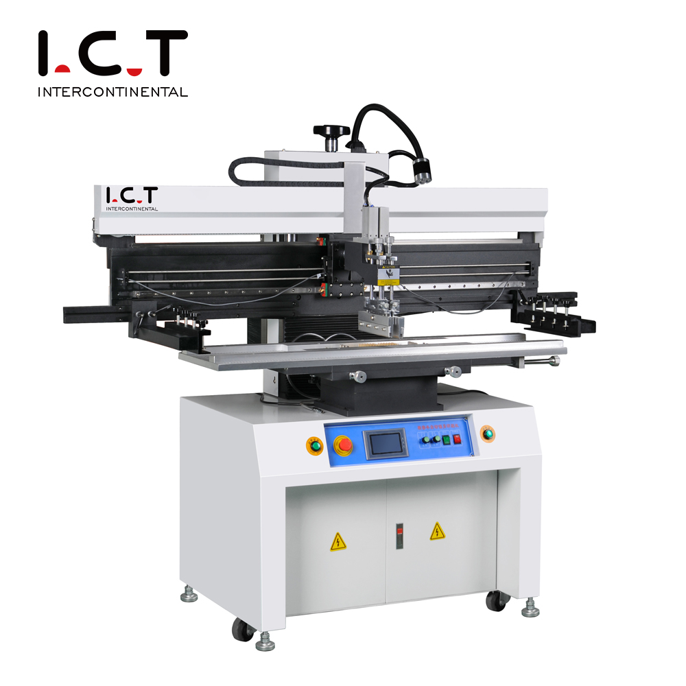 I.C.T-P15 |Modelo semiautomático de máquina de impressora SMT estêncil de alta velocidade