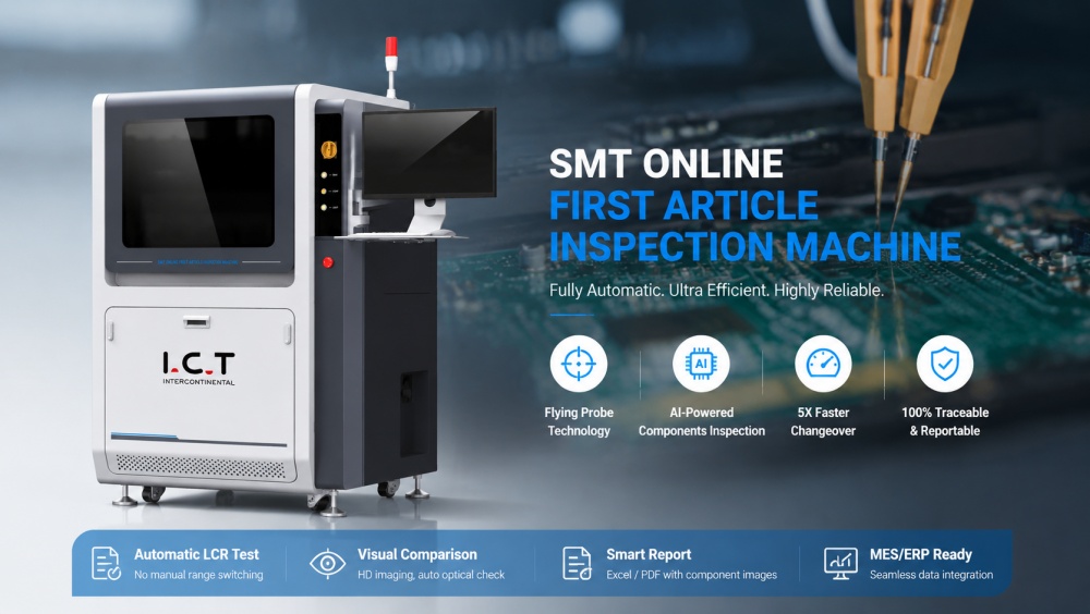 SMT M&aacute;quina on-line de inspe&ccedil;&atilde;o de primeiro artigo