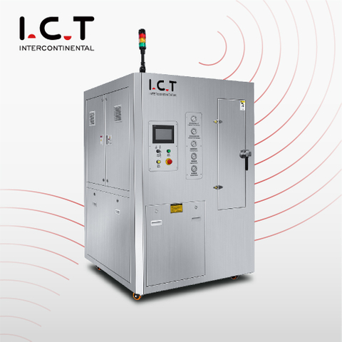 I.C.T |Máquina automática de escova transportadora de limpeza de PCB