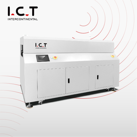 I.C.T丨PCB máquina automática de colagem e pulverização de revestimento dispensando para SMT display led