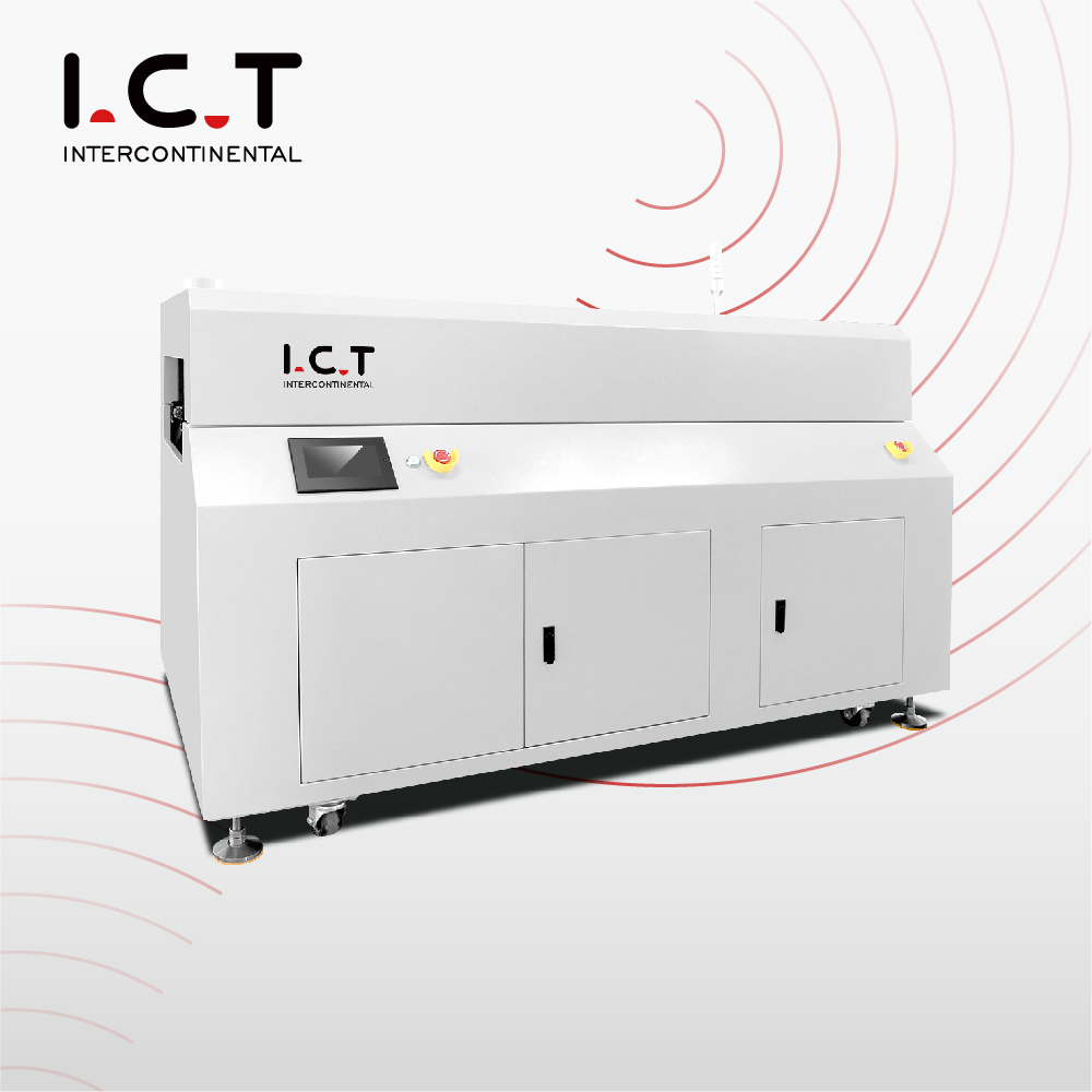 I.C.T丨PCB linha de produção automática PCB máquina de colagem por pulverização de revestimento seletivo