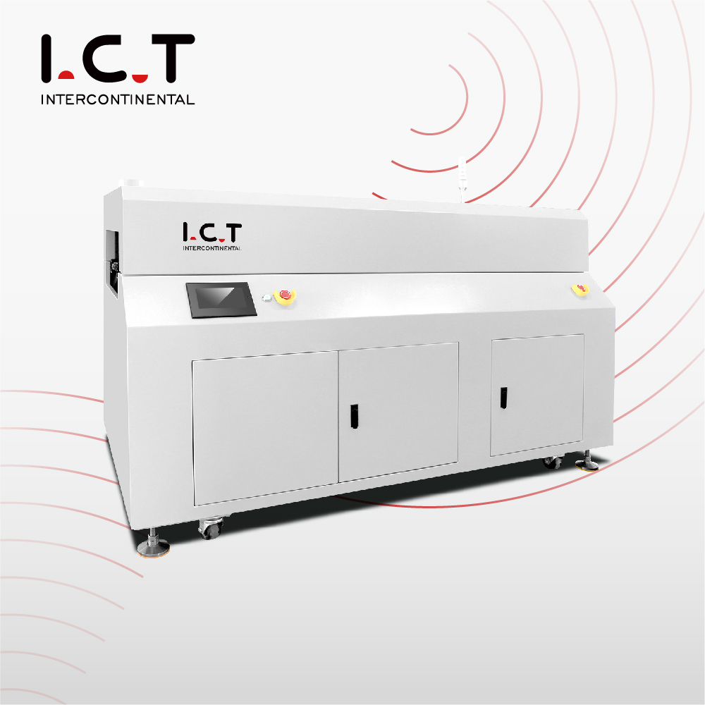 I.C.T丨SMT máquina de colagem por pulverização de revestimento isolante para PCB led