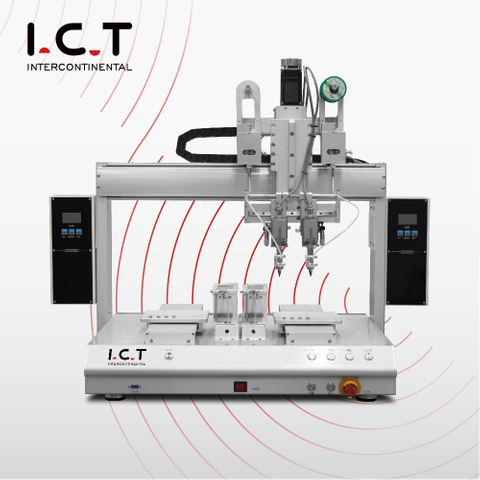 I.C.T-SR250DD |Máquina robótica de solda automática barata para PCB