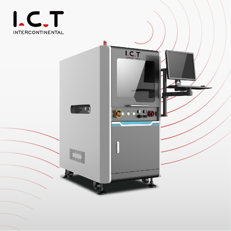 I.C.T |Máquina industrial semiautomática de robô de mesa com dispensador de cola quente