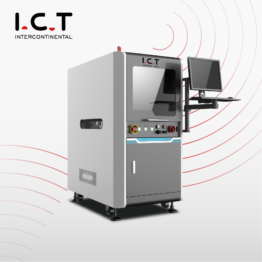 I.C.T |SMT máquina dispensadora de cola visual ab adesiva