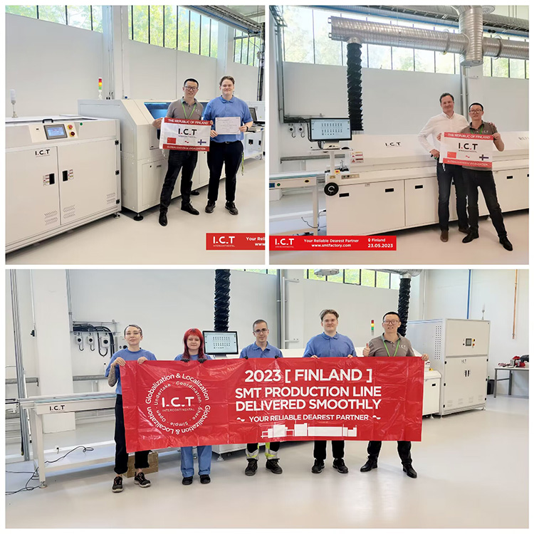 I.C.T | Máquina de Soldar 150-200w para SMT Forno de Refluxo Eletrônico Transportador SMT