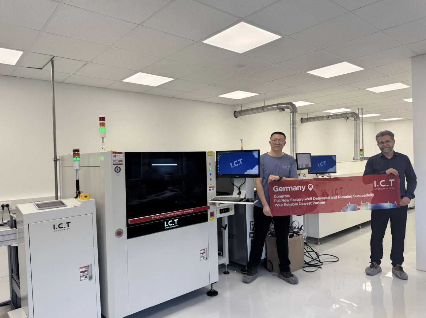 I.C.T SMT linha completa instalada com sucesso.png