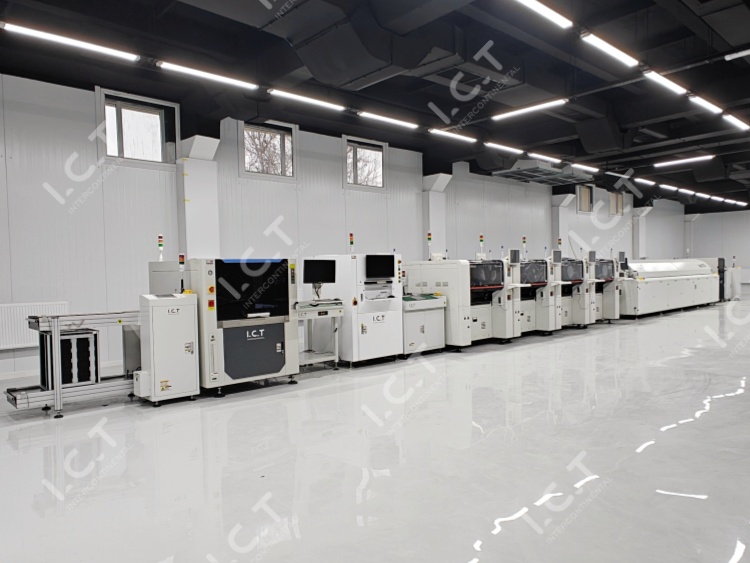 I.C.T SMT Linha de produ&ccedil;&atilde;o no Uzbequist&atilde;o