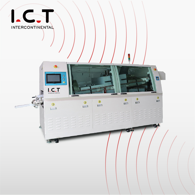 I.C.T |Máquina de solda por imersão para trocador de calor PCB Máquina de solda por onda THT