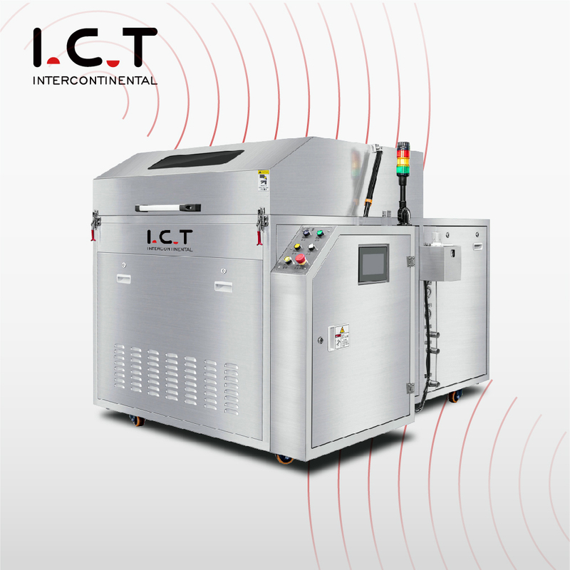 I.C.T |Fixtures ultrassônico SMT Máquina de limpeza