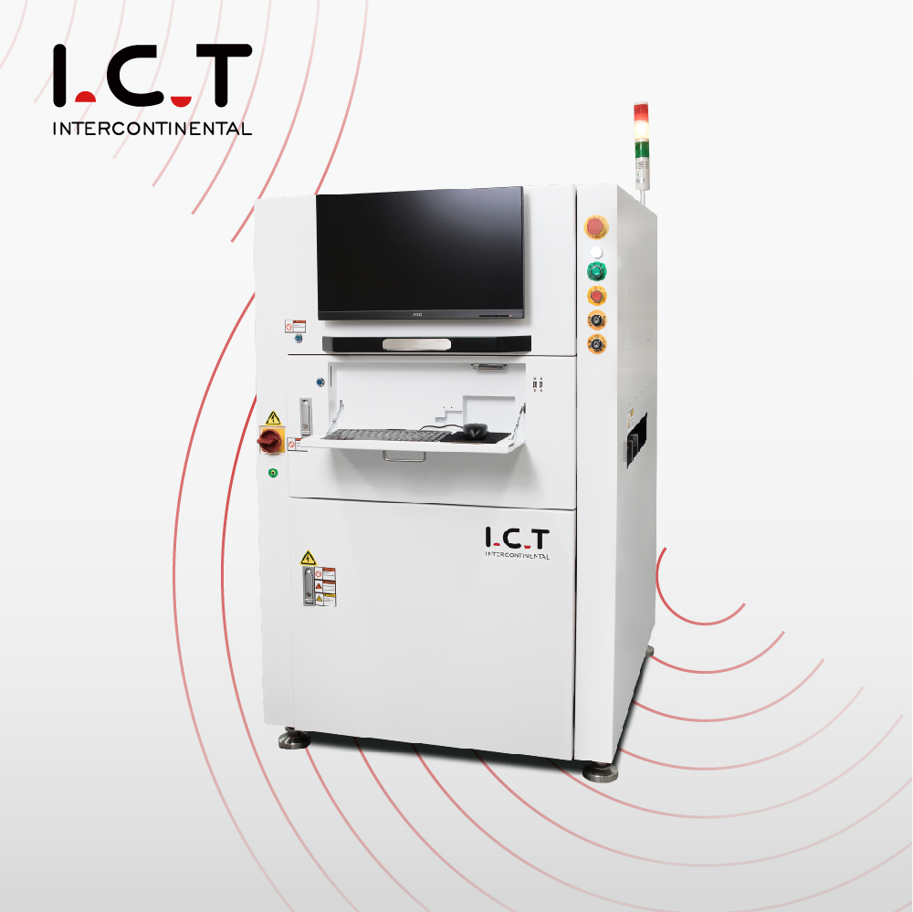 I.C.T-S400 máquina de inspeção spi de pasta de solda 3d em smt