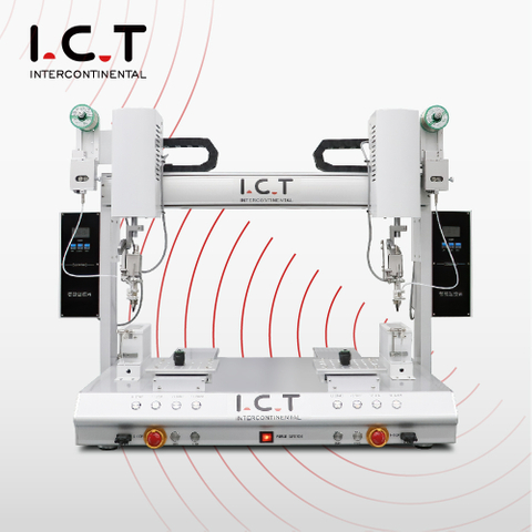 I.C.T-SR250DD |Máquina robótica de solda automática barata para PCB