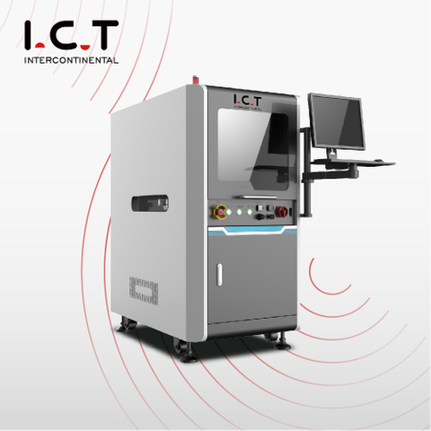 I.C.T |Máquina dispensadora automática de cola de mesa fria para PCB fornecer