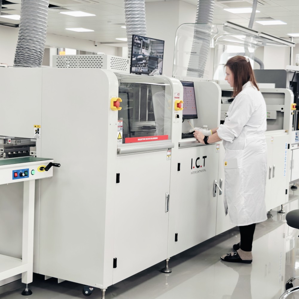 I.C.T-SS430 | Máquina de solda por onda seletiva DIP