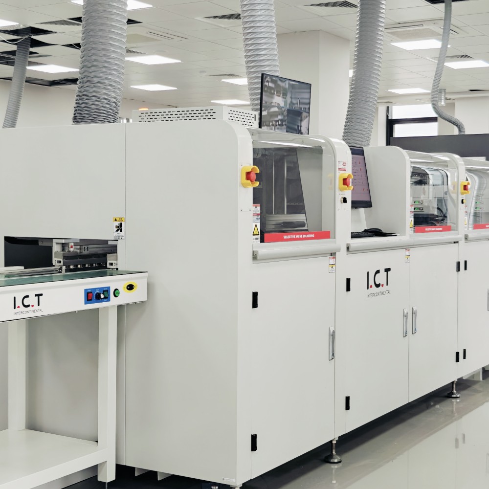 I.C.T | Máquina de solda por onda de tamanho médio com nitrogênio China